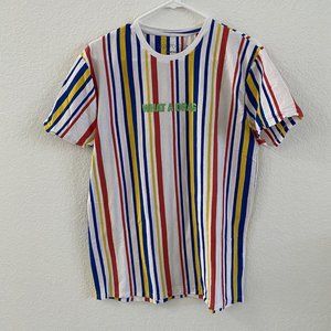 Vox Populi For the People T Shirt‎ 90s style retro L What A Drag stripes